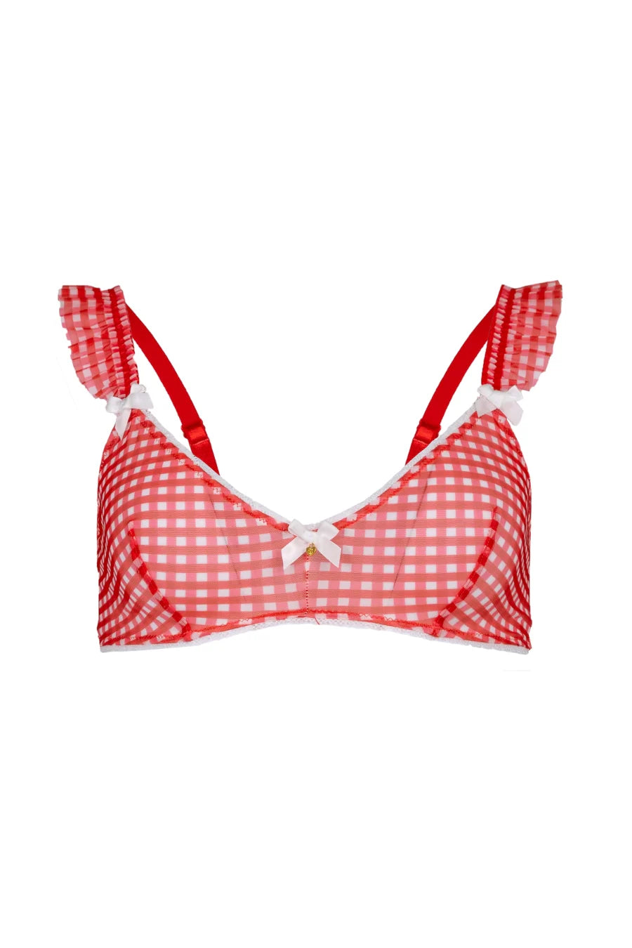 Gingham red