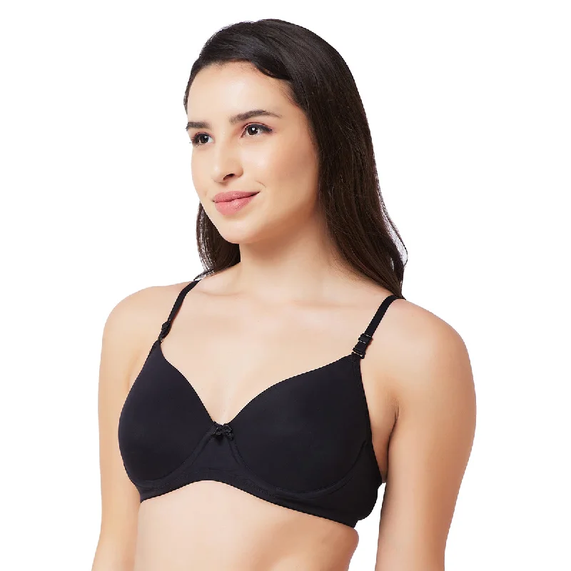 nursing bras for new mothers Bra with a single - strap design for a unique and modern style Padded Wired Full Coverage Bra Black nursing bras for new mothers Bra with a single - strap design for a unique and modern style Padded Wired Full Coverage Bra Black