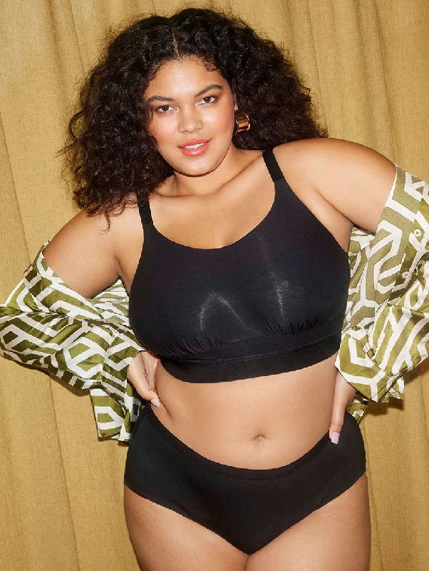 bralette bras for a trendy and comfortable style Back - closure bras with traditional hook - and - eye fastenings Elomi Downtime Bralette bralette bras for a trendy and comfortable style Back - closure bras with traditional hook - and - eye fastenings Elomi Downtime Bralette