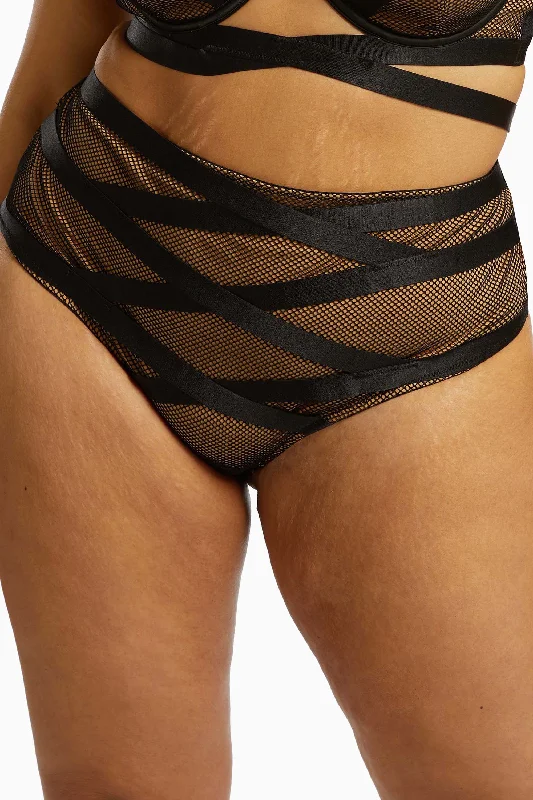 supportive sports bras for running Bra with a built - in underwire for enhanced support Brooklyn Fishnet Strappy High Waist Brief supportive sports bras for running Bra with a built - in underwire for enhanced support Brooklyn Fishnet Strappy High Waist Brief