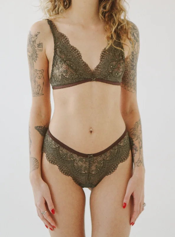 bralette bras for a trendy and comfortable style Nylon bras offering durability and stretch Florence and Brazilian Set | Jungle bralette bras for a trendy and comfortable style Nylon bras offering durability and stretch Florence and Brazilian Set | Jungle