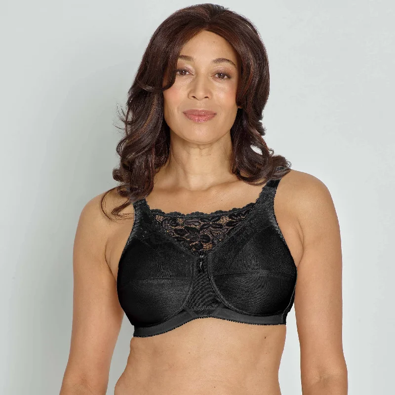 plus size nursing bras for breastfeeding moms Bra with a removable padding for customizable support Lace Camisole Especially for You Bra Black/Left plus size nursing bras for breastfeeding moms Bra with a removable padding for customizable support Lace Camisole Especially for You Bra Black/Left