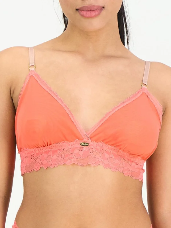 seamless bras for invisible under clothes Bra with a smooth fabric for a sleek and comfortable feel Lia Bra | Tangerine seamless bras for invisible under clothes Bra with a smooth fabric for a sleek and comfortable feel Lia Bra | Tangerine