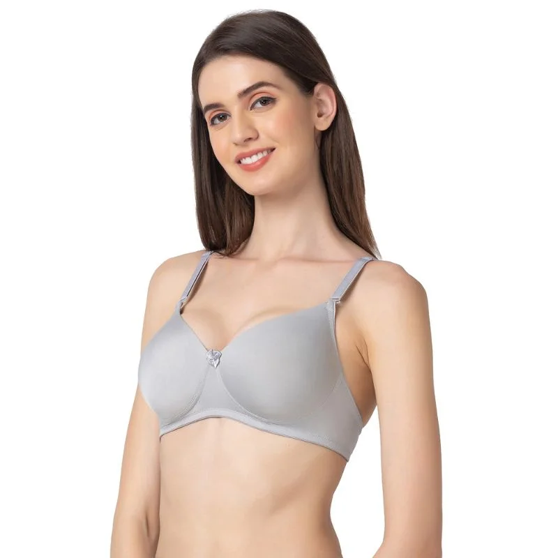 push up bras for enhanced cleavage Balconette bras with a stylish and flattering design Lightly Padded Non Wired Bra Grey push up bras for enhanced cleavage Balconette bras with a stylish and flattering design Lightly Padded Non Wired Bra Grey