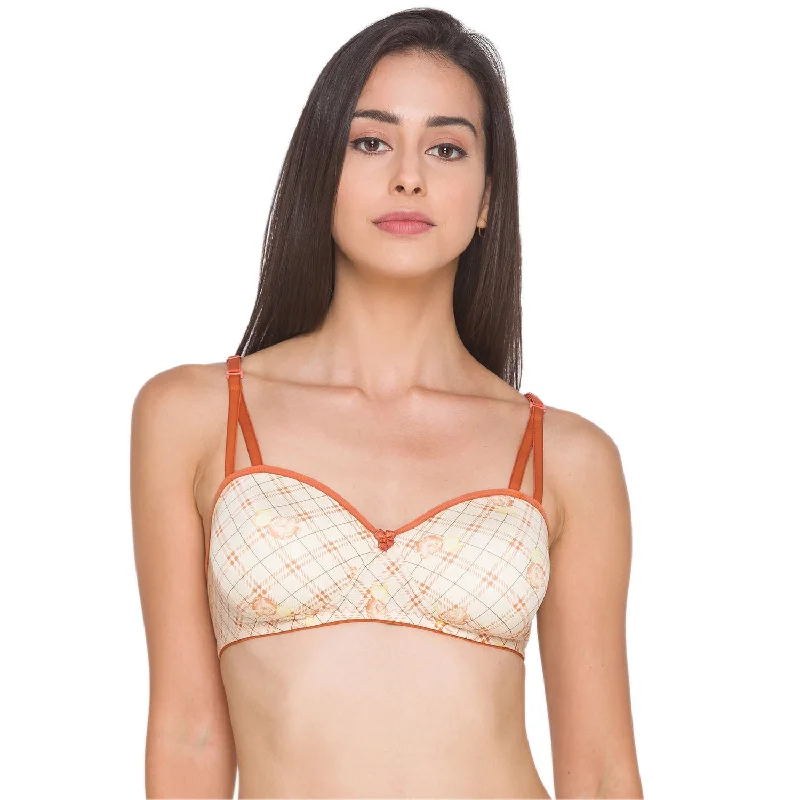 padded bras for added volume Bra with a floral - print for a feminine and stylish look Lightly Padded Non Wired Full Coverage Bra Printed coral padded bras for added volume Bra with a floral - print for a feminine and stylish look Lightly Padded Non Wired Full Coverage Bra Printed coral