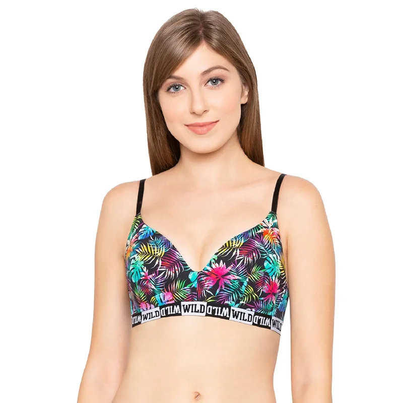 seamless bras for invisible under clothes Bra with a non - padded cup for a natural feel Lightly Padded Wirefree Cotton Bra Rainbow Leaf seamless bras for invisible under clothes Bra with a non - padded cup for a natural feel Lightly Padded Wirefree Cotton Bra Rainbow Leaf