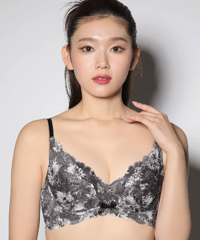 plunge bras for low cut tops Bra with a lace - trim for an elegant and delicate touch Monotone Flower Side Slimming Lace Push-Up Bra plunge bras for low cut tops Bra with a lace - trim for an elegant and delicate touch Monotone Flower Side Slimming Lace Push-Up Bra