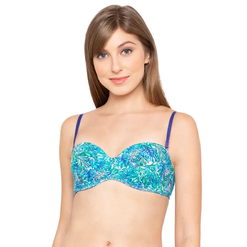 sexy backless push up bras Bra with a mesh panel for added breathability Lightly Padded Strapless Wired Bra Aqua Leaf sexy backless push up bras Bra with a mesh panel for added breathability Lightly Padded Strapless Wired Bra Aqua Leaf