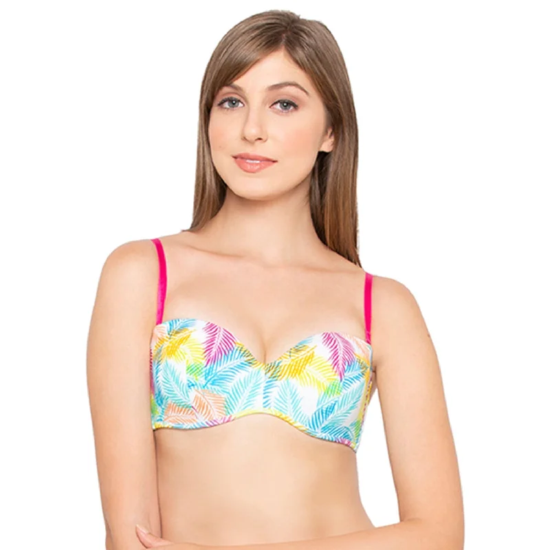 underwire sports bras for extra stability Bra with a balconette style for a flirty neckline Lightly Padded Strapless Wired Bra Multi Leaf underwire sports bras for extra stability Bra with a balconette style for a flirty neckline Lightly Padded Strapless Wired Bra Multi Leaf