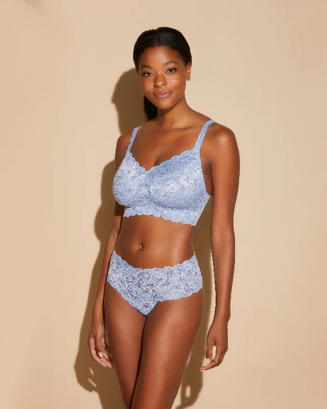 balconette push up bras for a lifted look Bra with a solid color for a classic and versatile option Cosabella Never Say Never Metallics Curvy Sweetie Lace Bralette | Silver Blue Diamond balconette push up bras for a lifted look Bra with a solid color for a classic and versatile option Cosabella Never Say Never Metallics Curvy Sweetie Lace Bralette | Silver Blue Diamond