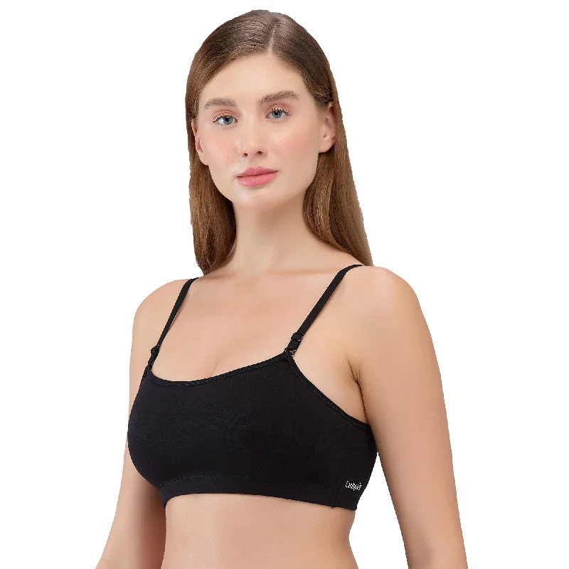 supportive sports bras for running Bra with a plus - size seamless design for a smooth look Non Padded Non Wired Full Coverage Teenager Bra Black supportive sports bras for running Bra with a plus - size seamless design for a smooth look Non Padded Non Wired Full Coverage Teenager Bra Black
