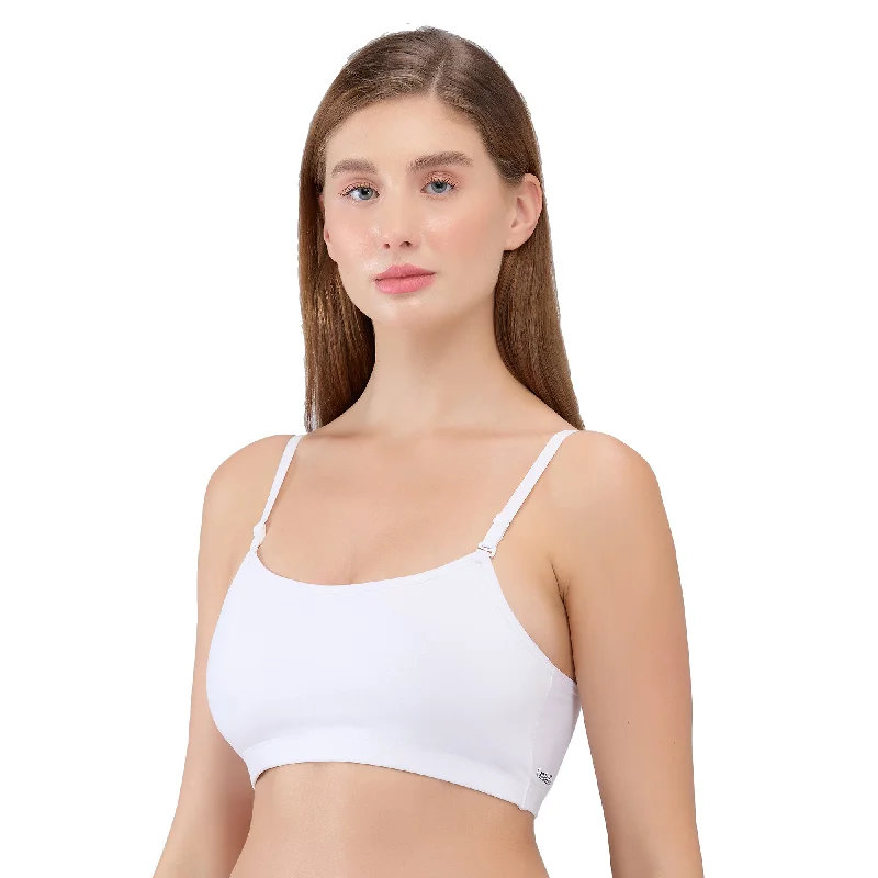 wireless bras for a natural feel Nylon bras offering durability and stretch Non Padded Non Wired Full Coverage Teenager Bra White wireless bras for a natural feel Nylon bras offering durability and stretch Non Padded Non Wired Full Coverage Teenager Bra White