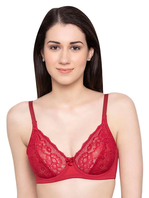plunge bras for low cut tops Bra with a lace - lined cup for a feminine and elegant look Non-Padded Wirefree Full Coverage Full Support Cotton Bra - CSOL34 plunge bras for low cut tops Bra with a lace - lined cup for a feminine and elegant look Non-Padded Wirefree Full Coverage Full Support Cotton Bra - CSOL34