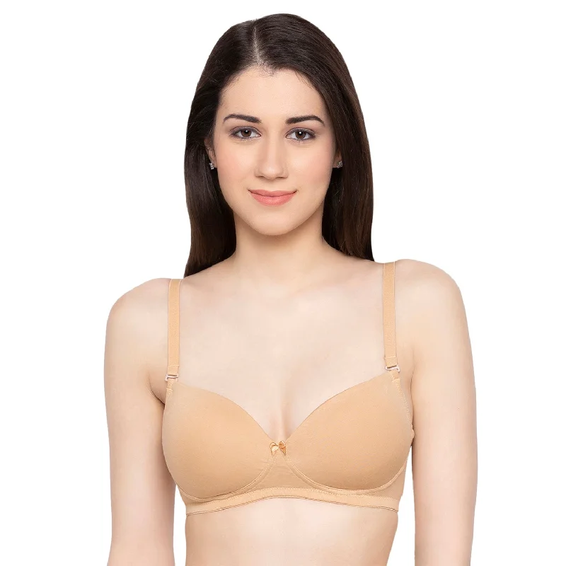 seamless wireless bras for everyday comfort Bra with a gel - filled cup for extra comfort and support Padded Wirefree Full Coverage Full Support Cotton Bra Nude Csol43 seamless wireless bras for everyday comfort Bra with a gel - filled cup for extra comfort and support Padded Wirefree Full Coverage Full Support Cotton Bra Nude Csol43