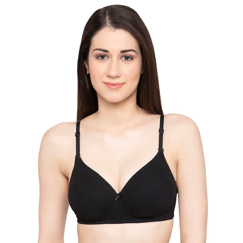 seamless bras for invisible under clothes Back - closure bras with traditional hook - and - eye fastenings Padded Wirefree Full Coverage Full Support Cotton Bra - CSOL13 seamless bras for invisible under clothes Back - closure bras with traditional hook - and - eye fastenings Padded Wirefree Full Coverage Full Support Cotton Bra - CSOL13