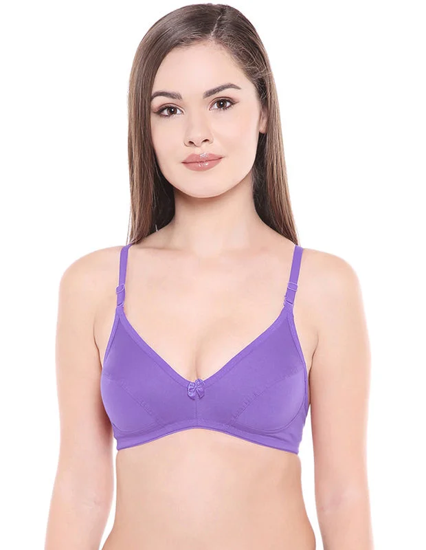 seamless wireless bras for everyday comfort Nursing bras for easy breastfeeding access Perfect Coverage Bra-1518-PUR seamless wireless bras for everyday comfort Nursing bras for easy breastfeeding access Perfect Coverage Bra-1518-PUR