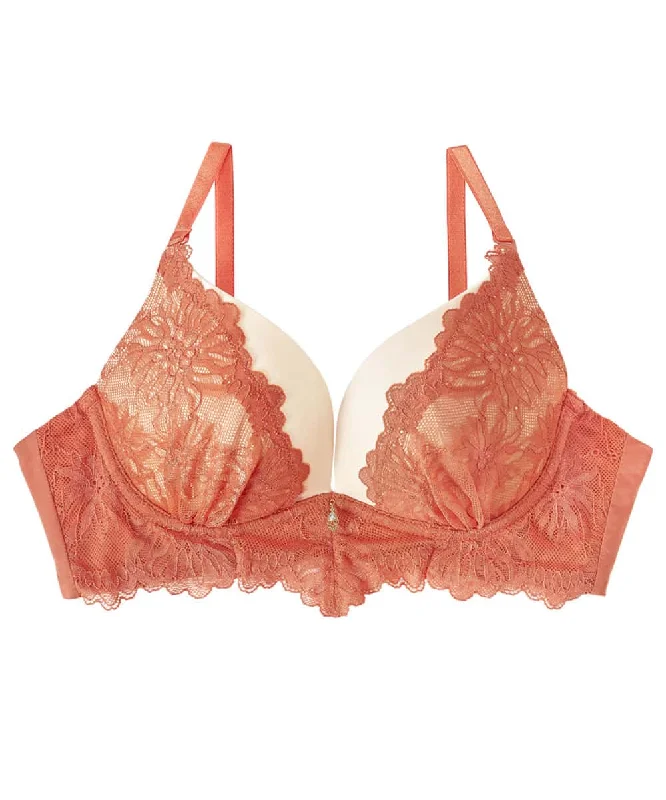 lace balconette bras for a luxurious feel Bra with a plus - size customized fit option for a perfect fit "Aimerfeel RAKU BRA(R)" Ravine Comfort Push Up Bra lace balconette bras for a luxurious feel Bra with a plus - size customized fit option for a perfect fit "Aimerfeel RAKU BRA(R)" Ravine Comfort Push Up Bra