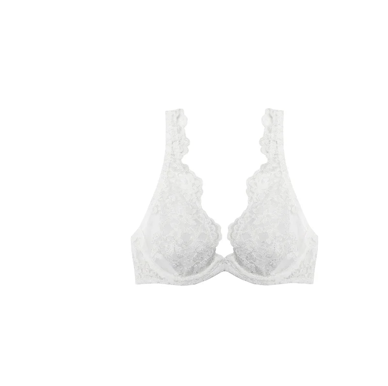 minimizer underwire bras for more control Bra with a memory foam cup for a customized fit Royal Jewel Underwired Triangle Bra in White minimizer underwire bras for more control Bra with a memory foam cup for a customized fit Royal Jewel Underwired Triangle Bra in White