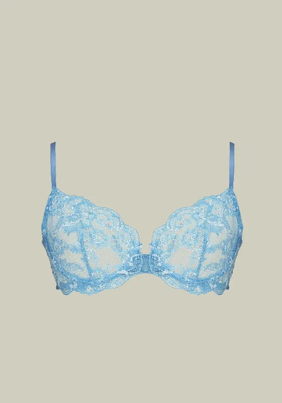 minimizer underwire bras for more control Balconette bras with a stylish and flattering design Valerie Underwired Bra in Dusty Blue minimizer underwire bras for more control Balconette bras with a stylish and flattering design Valerie Underwired Bra in Dusty Blue