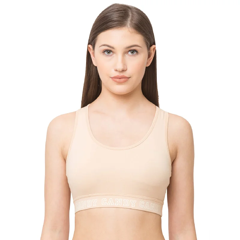 seamless wireless bras for everyday comfort Silk bras for a luxurious and smooth texture Padded Wirefree Sports Bra- Light Nude seamless wireless bras for everyday comfort Silk bras for a luxurious and smooth texture Padded Wirefree Sports Bra- Light Nude