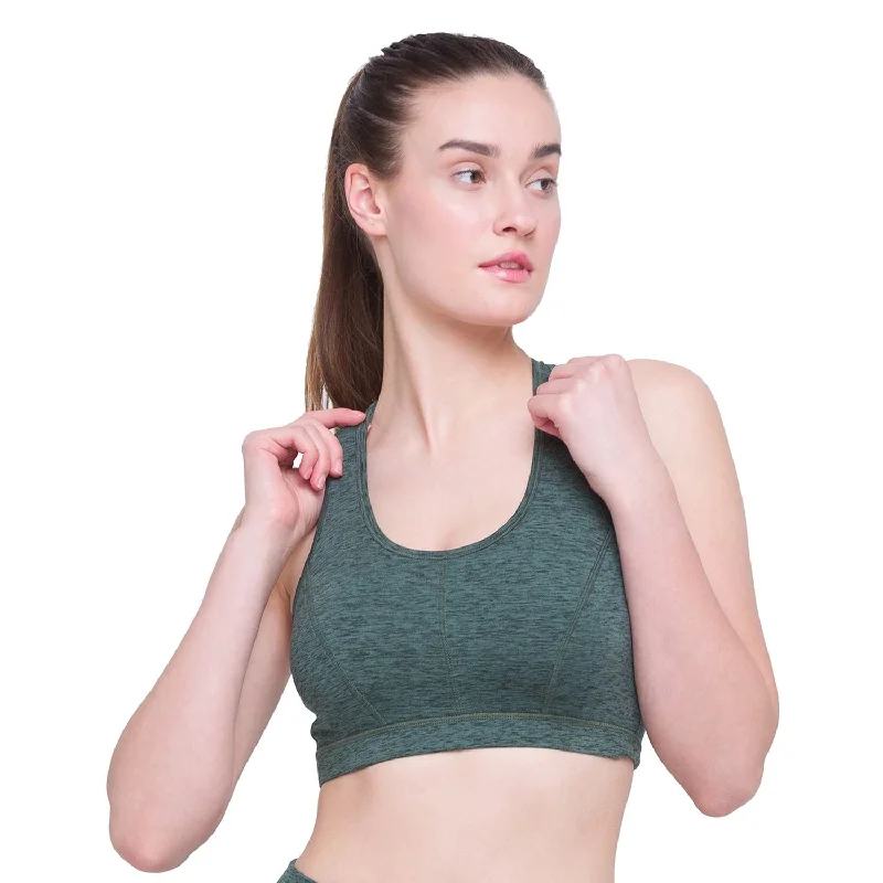moisture wicking convertible bras Bra with a plunge neckline for low - cut tops Removable Padded Wirefree Sports Bra Dark-green moisture wicking convertible bras Bra with a plunge neckline for low - cut tops Removable Padded Wirefree Sports Bra Dark-green