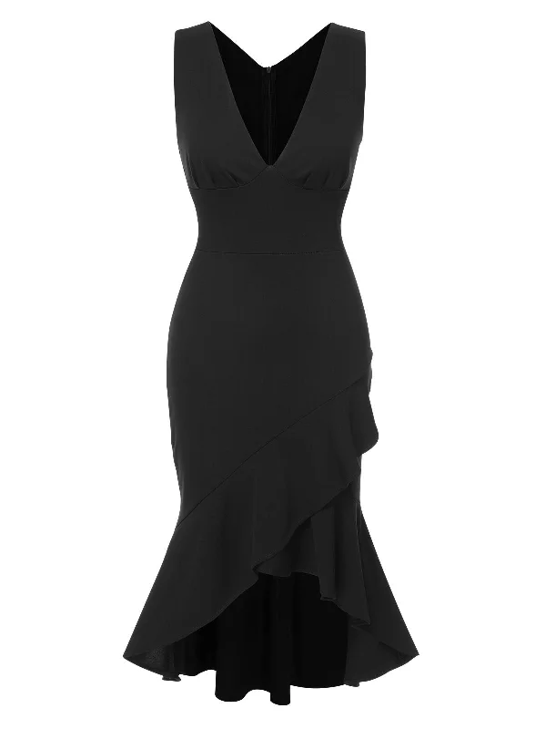 Pleated Women Dress with a Timeless and Elegant Texture Pleated Women Dress with a Timeless and Elegant Texture 1930s V-Neck Solid Fishtail Bodycon Dress Pleated Women Dress with a Timeless and Elegant Texture Pleated Women Dress with a Timeless and Elegant Texture 1930s V-Neck Solid Fishtail Bodycon Dress