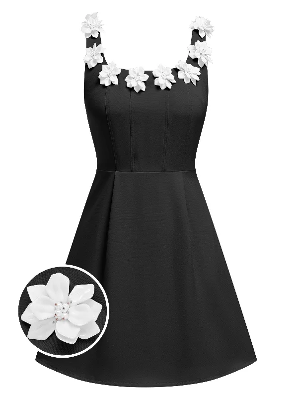 Mini Women Dress with a Short Hem for a Young and Trendy Style Mini Women Dress with a Short Hem for a Young and Trendy Style 1950s Solid Scoop Neck 3D Floral Dress Mini Women Dress with a Short Hem for a Young and Trendy Style Mini Women Dress with a Short Hem for a Young and Trendy Style 1950s Solid Scoop Neck 3D Floral Dress