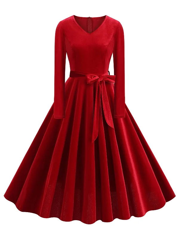 Backless Women Dress for a Sexy and Alluring Look at Evening Events Backless Women Dress for a Sexy and Alluring Look at Evening Events 1950s Solid Velvet V-Neck Swing Dress Backless Women Dress for a Sexy and Alluring Look at Evening Events Backless Women Dress for a Sexy and Alluring Look at Evening Events 1950s Solid Velvet V-Neck Swing Dress