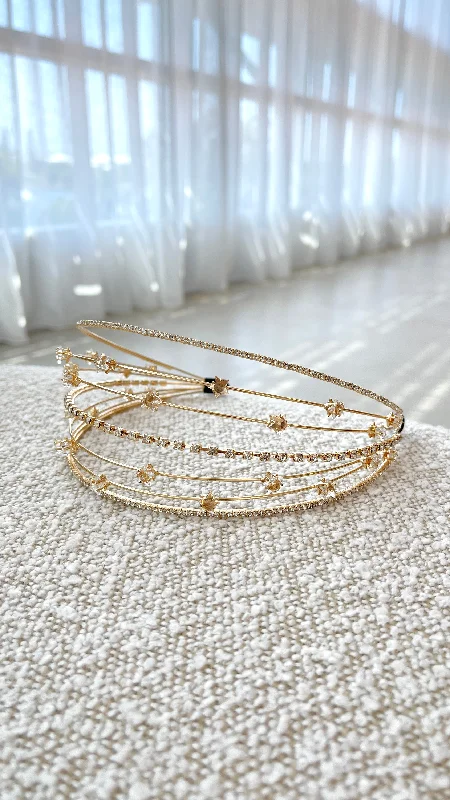 Sleeveless Women Dress in Bright Colors for Summer Parties Sleeveless Women Dress in Bright Colors for Summer Parties Astra Headband - Gold Sleeveless Women Dress in Bright Colors for Summer Parties Sleeveless Women Dress in Bright Colors for Summer Parties Astra Headband - Gold