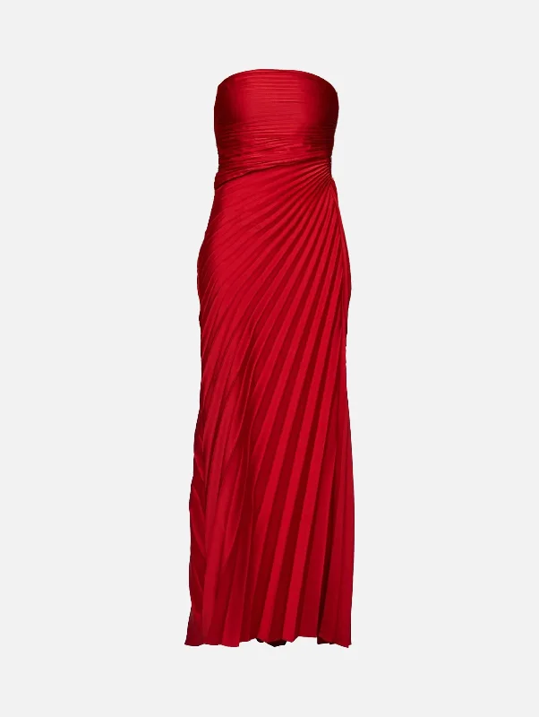 Ruffled Women Dress with Multiple Layers for a Playful and Girly Style Ruffled Women Dress with Multiple Layers for a Playful and Girly Style Bianca Strapless Pleated Maxi Dress in Really Red Ruffled Women Dress with Multiple Layers for a Playful and Girly Style Ruffled Women Dress with Multiple Layers for a Playful and Girly Style Bianca Strapless Pleated Maxi Dress in Really Red