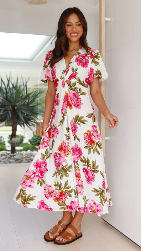 Ball Gown Women Dress with a Full Skirt for a Princess - like Look Ball Gown Women Dress with a Full Skirt for a Princess - like Look Blaire Midi Dress - Bonita Floral Ball Gown Women Dress with a Full Skirt for a Princess - like Look Ball Gown Women Dress with a Full Skirt for a Princess - like Look Blaire Midi Dress - Bonita Floral