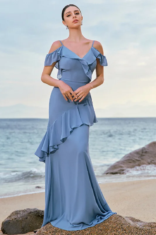 Empire Waist Women Dress to Accentuate the Bust and Conceal the Waist Empire Waist Women Dress to Accentuate the Bust and Conceal the Waist Blue Cold Shoulder Chiffon Bridesmaid Dress with Ruffles Empire Waist Women Dress to Accentuate the Bust and Conceal the Waist Empire Waist Women Dress to Accentuate the Bust and Conceal the Waist Blue Cold Shoulder Chiffon Bridesmaid Dress with Ruffles