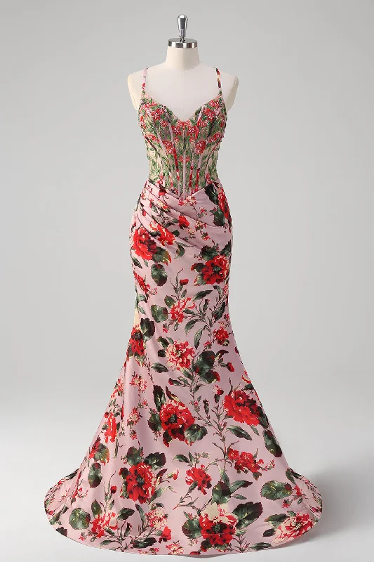 Backless Women Dress for a Sexy and Alluring Look at Evening Events Backless Women Dress for a Sexy and Alluring Look at Evening Events Blush Mermaid Spaghetti Straps Corset Floral Prom Dress Backless Women Dress for a Sexy and Alluring Look at Evening Events Backless Women Dress for a Sexy and Alluring Look at Evening Events Blush Mermaid Spaghetti Straps Corset Floral Prom Dress