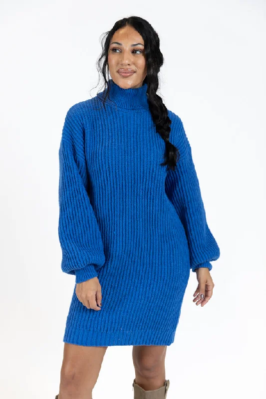 Wrap - Style Women Dress with Adjustable Fit for All Body Types Wrap - Style Women Dress with Adjustable Fit for All Body Types Call My Bluff Blue Bubble Sleeve Turtleneck Sweater Dress Wrap - Style Women Dress with Adjustable Fit for All Body Types Wrap - Style Women Dress with Adjustable Fit for All Body Types Call My Bluff Blue Bubble Sleeve Turtleneck Sweater Dress