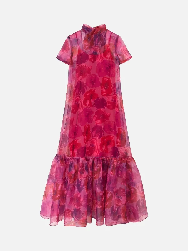 Long - Sleeve Women Dress in Velvet for a Luxurious Winter Look Long - Sleeve Women Dress in Velvet for a Luxurious Winter Look Calluna Dress in Magenta Painted Floral Long - Sleeve Women Dress in Velvet for a Luxurious Winter Look Long - Sleeve Women Dress in Velvet for a Luxurious Winter Look Calluna Dress in Magenta Painted Floral