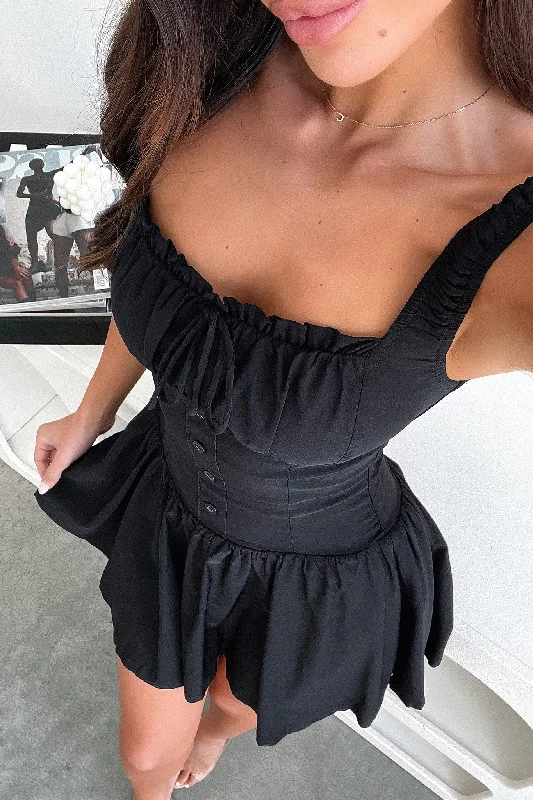 Plus Size Women Dress with a Flattering A - Line Cut for Comfort and Style Plus Size Women Dress with a Flattering A - Line Cut for Comfort and Style Carissa Dress - Black Plus Size Women Dress with a Flattering A - Line Cut for Comfort and Style Plus Size Women Dress with a Flattering A - Line Cut for Comfort and Style Carissa Dress - Black