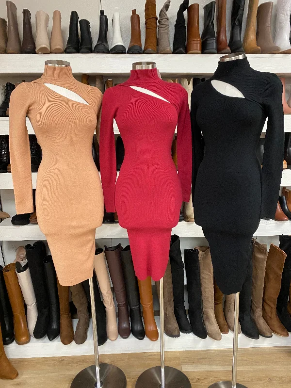 Mermaid - Style Women Dress with a Fitted Silhouette for Special Occasions Mermaid - Style Women Dress with a Fitted Silhouette for Special Occasions Cutout Mock Dress Mermaid - Style Women Dress with a Fitted Silhouette for Special Occasions Mermaid - Style Women Dress with a Fitted Silhouette for Special Occasions Cutout Mock Dress