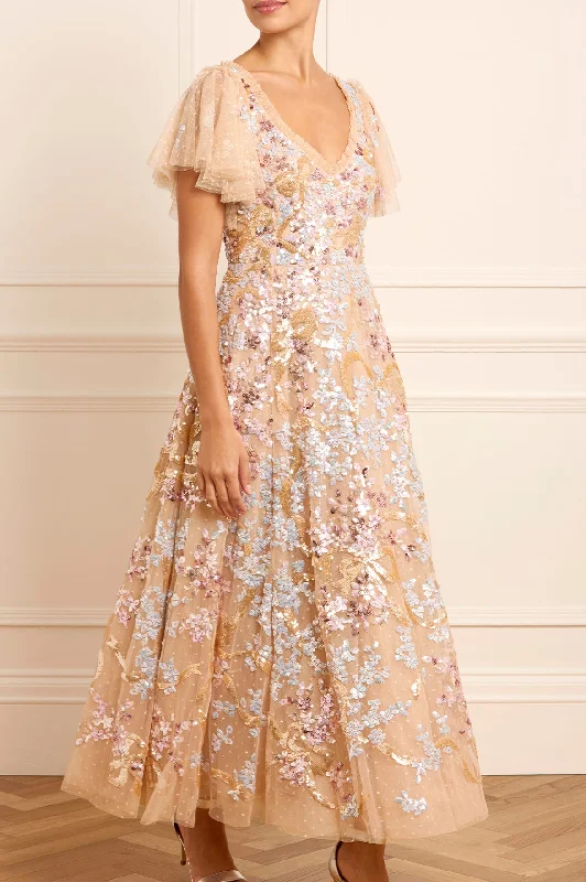 Strapless Women Dress with a Built - in Bra for Comfort and Support Strapless Women Dress with a Built - in Bra for Comfort and Support Dancing Ribbon Ankle Gown