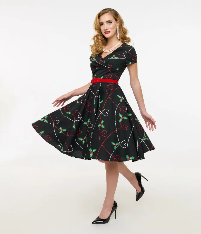 Strapless Women Dress with a Built - in Bra for Comfort and Support Strapless Women Dress with a Built - in Bra for Comfort and Support Hell Bunny 1950s Festive Hearts & Holly Print Angelica Swing Dress Strapless Women Dress with a Built - in Bra for Comfort and Support Strapless Women Dress with a Built - in Bra for Comfort and Support Hell Bunny 1950s Festive Hearts & Holly Print Angelica Swing Dress