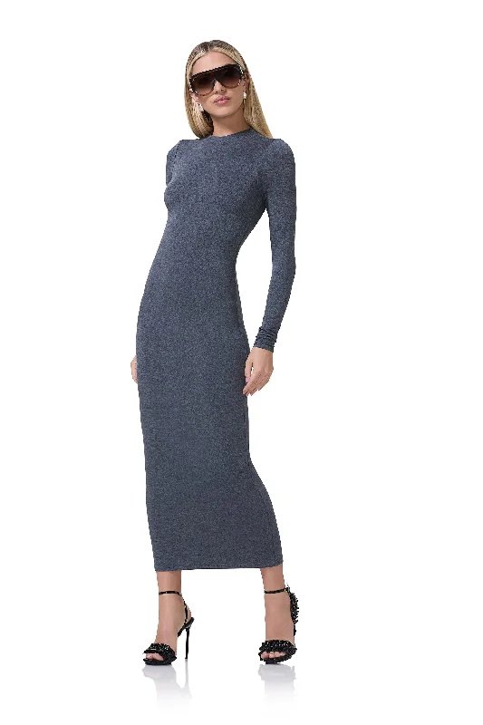 Maxi Women Dress with Floral Print for a Bohemian Vibe Maxi Women Dress with Floral Print for a Bohemian Vibe Juniper Dress - Heather Charcoal Maxi Women Dress with Floral Print for a Bohemian Vibe Maxi Women Dress with Floral Print for a Bohemian Vibe Juniper Dress - Heather Charcoal
