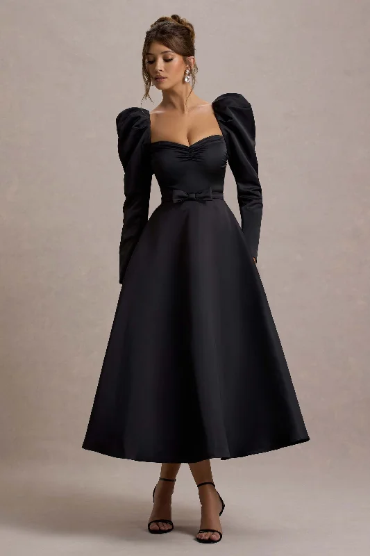 Strapless Women Dress with a Built - in Bra for Comfort and Support Strapless Women Dress with a Built - in Bra for Comfort and Support Kansas | Black Square-Neck Puff-Sleeve Belted Midi Dress Strapless Women Dress with a Built - in Bra for Comfort and Support Strapless Women Dress with a Built - in Bra for Comfort and Support Kansas | Black Square-Neck Puff-Sleeve Belted Midi Dress