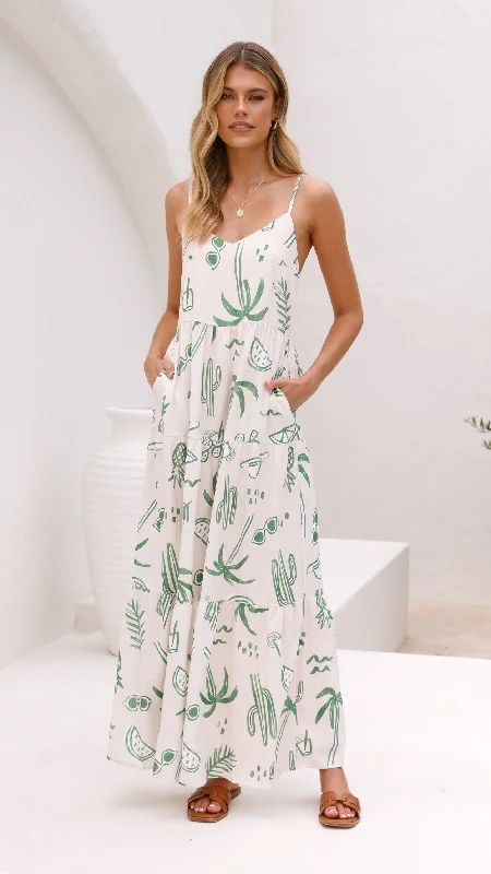 Sleeveless Women Dress in Bright Colors for Summer Parties Sleeveless Women Dress in Bright Colors for Summer Parties Kyla Maxi Dress - Green Palm Sleeveless Women Dress in Bright Colors for Summer Parties Sleeveless Women Dress in Bright Colors for Summer Parties Kyla Maxi Dress - Green Palm