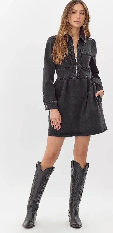Plus Size Women Dress with a Flattering A - Line Cut for Comfort and Style Plus Size Women Dress with a Flattering A - Line Cut for Comfort and Style Lia Denim Zip Dress Plus Size Women Dress with a Flattering A - Line Cut for Comfort and Style Plus Size Women Dress with a Flattering A - Line Cut for Comfort and Style Lia Denim Zip Dress