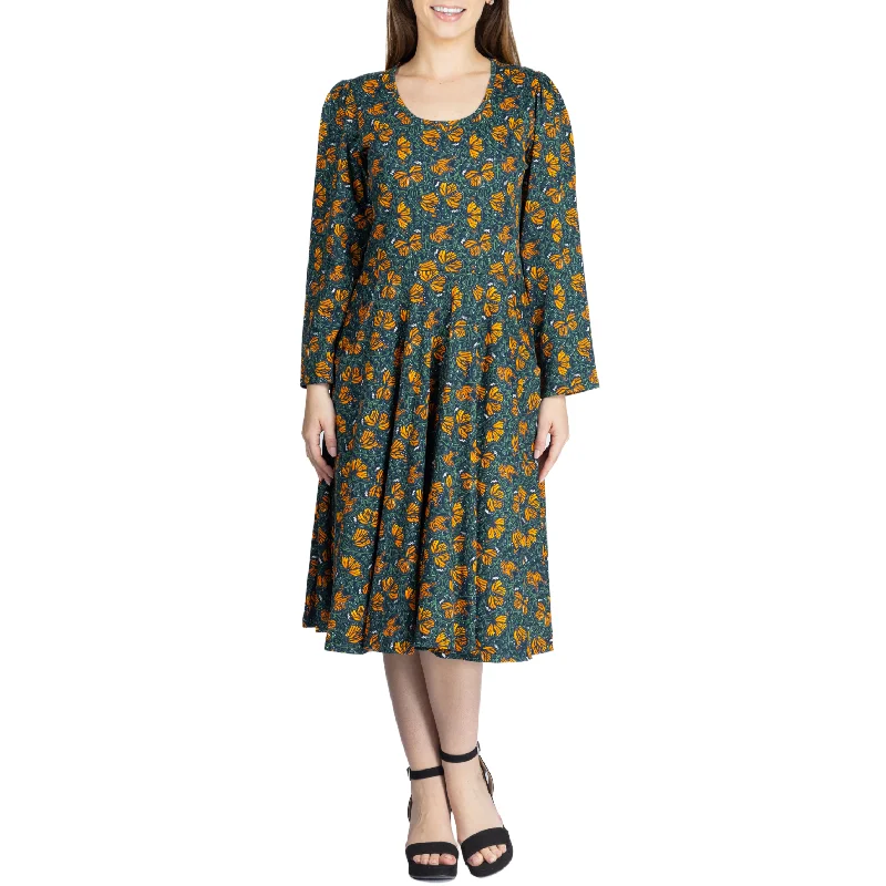 Plus Size Women Dress with a Flattering A - Line Cut for Comfort and Style Plus Size Women Dress with a Flattering A - Line Cut for Comfort and Style Monarch Butterflies Long Sleeve Twirl Dress Plus Size Women Dress with a Flattering A - Line Cut for Comfort and Style Plus Size Women Dress with a Flattering A - Line Cut for Comfort and Style Monarch Butterflies Long Sleeve Twirl Dress