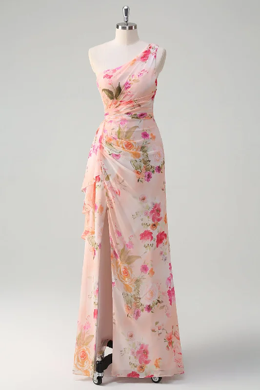 Sleeveless Women Dress in Bright Colors for Summer Parties Sleeveless Women Dress in Bright Colors for Summer Parties Peach Floral One Shoulder Sleeveless Print Long Prom Dress Sleeveless Women Dress in Bright Colors for Summer Parties Sleeveless Women Dress in Bright Colors for Summer Parties Peach Floral One Shoulder Sleeveless Print Long Prom Dress