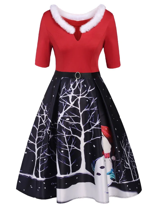 Mini Women Dress with a Short Hem for a Young and Trendy Style Mini Women Dress with a Short Hem for a Young and Trendy Style Red 1950s Christmas Fur Collar Dress Mini Women Dress with a Short Hem for a Young and Trendy Style Mini Women Dress with a Short Hem for a Young and Trendy Style Red 1950s Christmas Fur Collar Dress