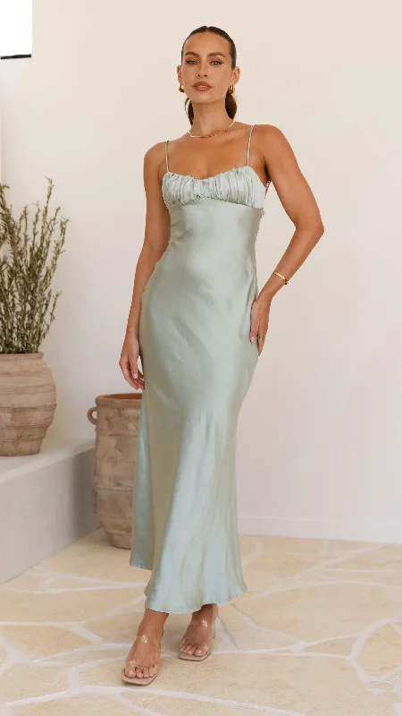 Plus Size Women Dress with a Flattering A - Line Cut for Comfort and Style Plus Size Women Dress with a Flattering A - Line Cut for Comfort and Style Rue Maxi Dress - Sage Plus Size Women Dress with a Flattering A - Line Cut for Comfort and Style Plus Size Women Dress with a Flattering A - Line Cut for Comfort and Style Rue Maxi Dress - Sage