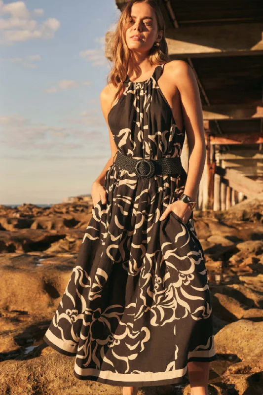Shift Women Dress with a Simple and Classic Design for Everyday Wear Shift Women Dress with a Simple and Classic Design for Everyday Wear Sandy Wave Black Print High Neck Midi Dress Shift Women Dress with a Simple and Classic Design for Everyday Wear Shift Women Dress with a Simple and Classic Design for Everyday Wear Sandy Wave Black Print High Neck Midi Dress