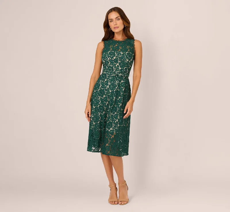 Pleated Women Dress with a Timeless and Elegant Texture Pleated Women Dress with a Timeless and Elegant Texture Sleeveless Lace Fit And Flare Dress With Sheer Details In Hunter Pleated Women Dress with a Timeless and Elegant Texture Pleated Women Dress with a Timeless and Elegant Texture Sleeveless Lace Fit And Flare Dress With Sheer Details In Hunter