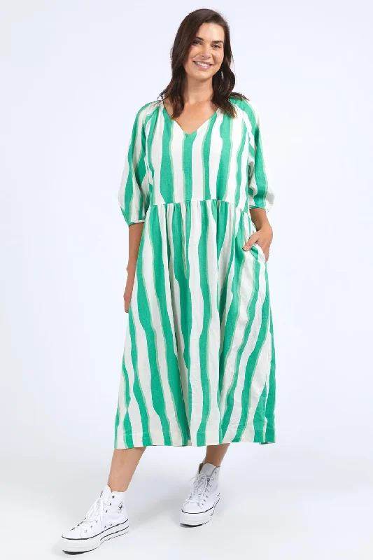 Strapless Women Dress with a Built - in Bra for Comfort and Support Strapless Women Dress with a Built - in Bra for Comfort and Support Spritz Green White Stripe Midi Dress Strapless Women Dress with a Built - in Bra for Comfort and Support Strapless Women Dress with a Built - in Bra for Comfort and Support Spritz Green White Stripe Midi Dress